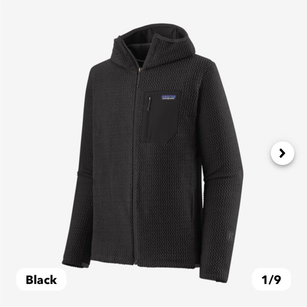 R1 air hoody Patagonia large barely worn